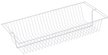 Полка-корзина сетчатая Larvij 60,3х30,6х11,8см белый