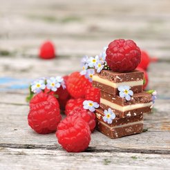 Картина стекло AG 30-90 30х30 малина