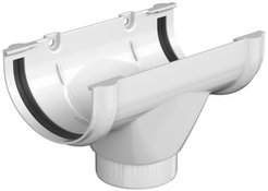 Воронка желоба ТН ОПТИМА белый