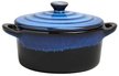 Горшок д/запекания Agness reactive blue 600мл керамика