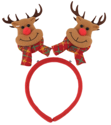 Ободок новогодний Олени 25х26см, SYTG-1323054