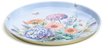 Поднос сервировочный Agness Floral eden 33см сталь окрашенная