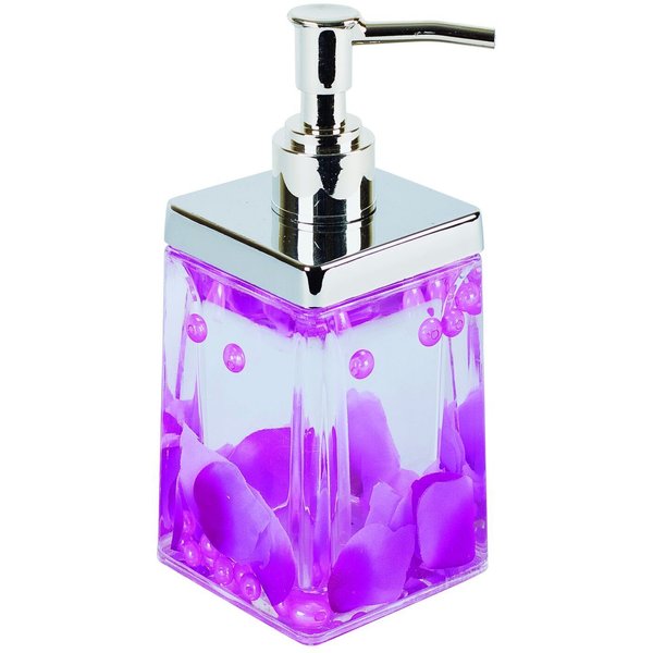 Дозатор для жидкого мыла Фиолетовые лепестки