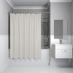 Штора для ванной IDDIS 200x240см BL02P24i11 полиэстер, бежевый
