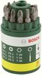 Набор бит Bosch Promoline 9 пред+универсальный держатель