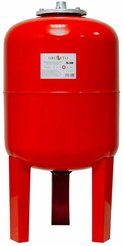 Бак расширительный на отопление 50л (цвет красный) 1" GROSSETO