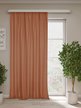 Штора лён димаут терракот 200х270см