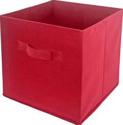 Короб д/хранения Qually 31х31х31см бордовый