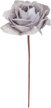 Цветок декоративный 14см Роза серая 52615В