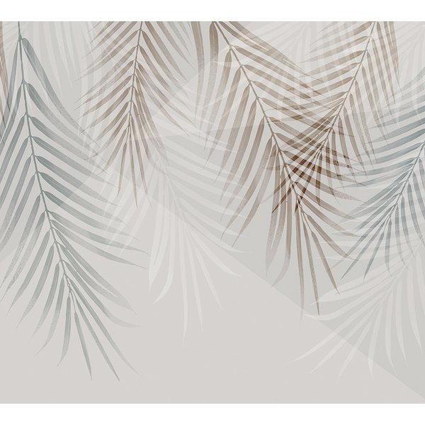 Фотообои виниловые на флизелиновой основе Листья папоротника ШхВ 300х270см