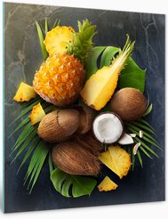 Картина Райские фрукты 40х50 стекло