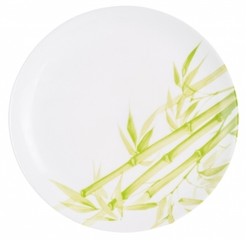 Тарелка обеденная Luminarc Diwali Herbelle Green 25см белый, стекло 