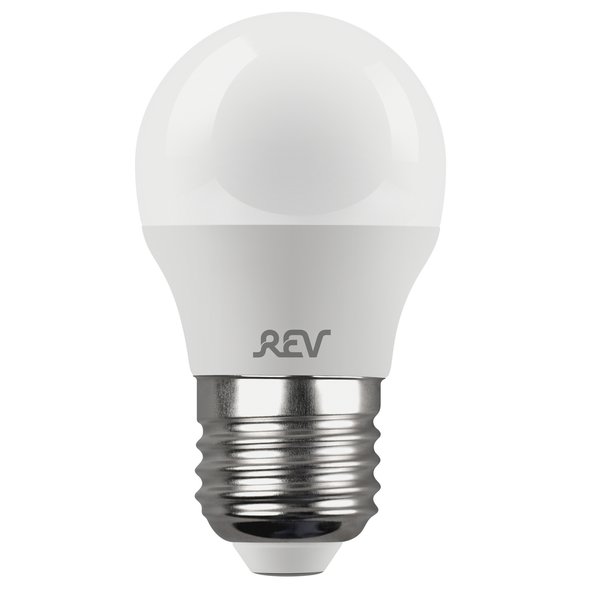 Лампа светодиодная REV 5Вт Е27 шар 4000К свет нейтральный белый