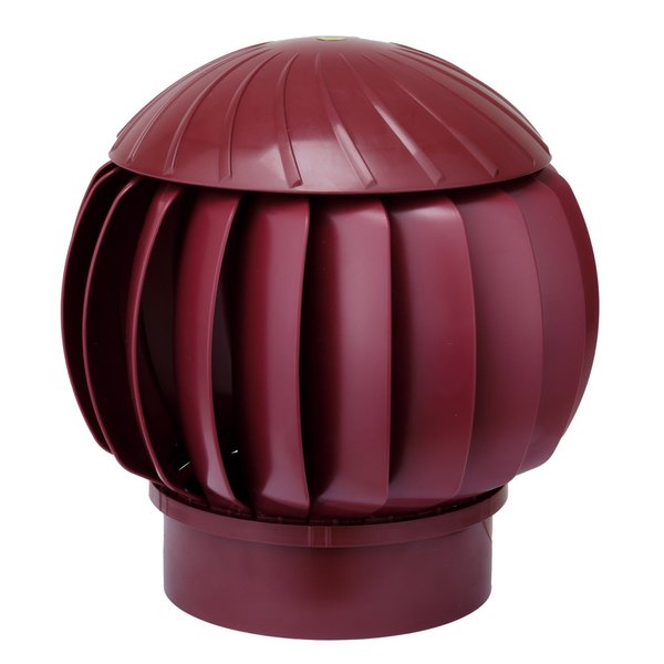 Турбина ротационная вентиляционная (нанодефлектор), D160, пластик, Crimson 