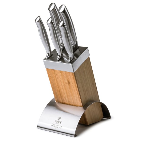 Набор ножей Taller Шеффилд 6пр. на деревянная подставке