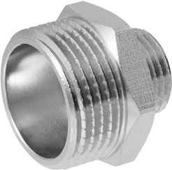 Ниппель латунный переходной 1"х1/2"