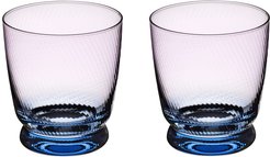 Набор стаканов Lefard Twist&Shine Purple 360мл 2шт низкие, стекло