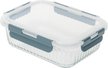 Контейнер прямоугольный ABC Home 1,5л стекло, крышка пластик