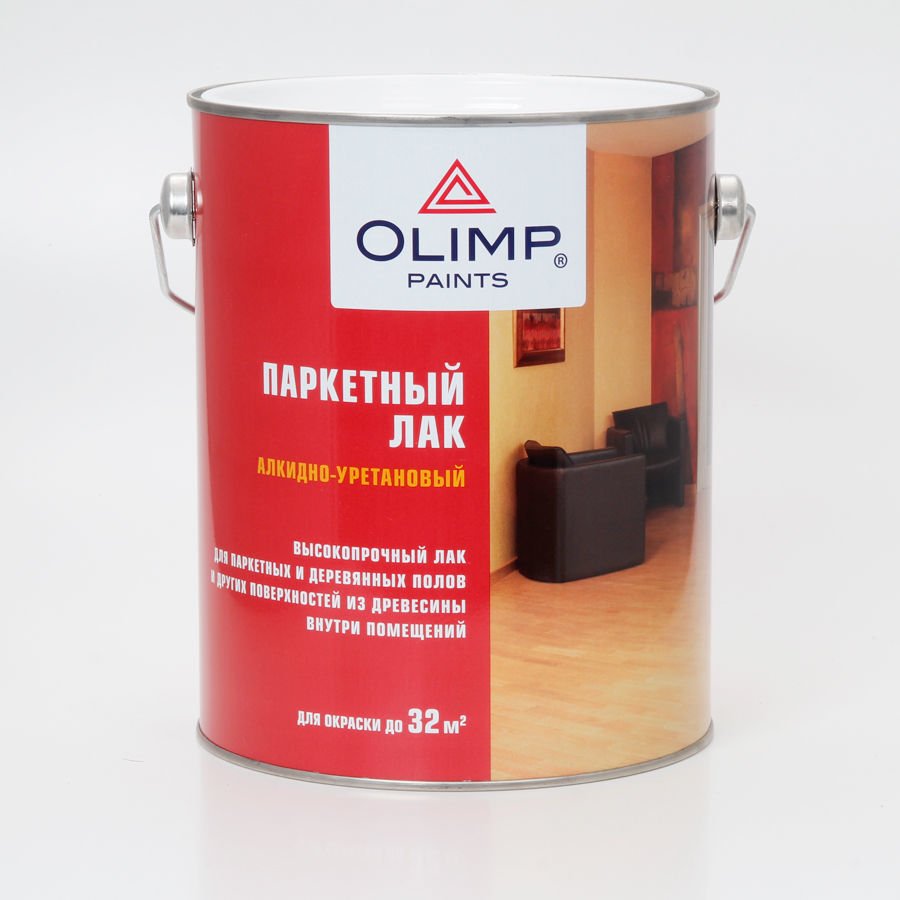 Лак паркетный OLIMP алкидно-уретановый глянцевый (2,7л) 364470 купить с ...