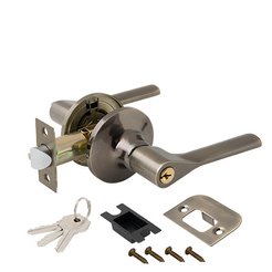 Ручка с защелкой Avers 8083-01-AB (с фиксатором, с ключом) бронза