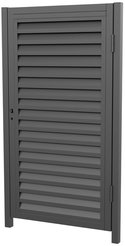 Комплект жалюзи калитки Вершина 2000х1000мм графит