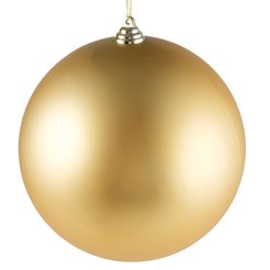 Шар 20см, золото, матовый, SYQA-0123310-7
