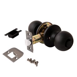 Ручка с защелкой Vanger 6072-03-BLM черная