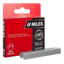 Скобы для степлера Miles тип 53 10мм 1000шт