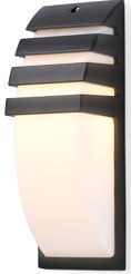 Светильник уличный настенный архитектурный ST5202 BK черный IP54 E27 max 40W 331x112x35