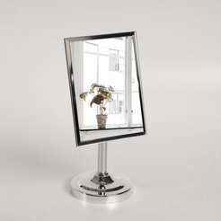Зеркало настольное косметическое 130х160/130х255 черный