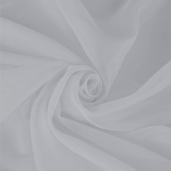 Вуаль однотонная TERGAL DOBBY серый 300см