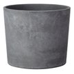Кашпо бетонное Кедр d27см h26см v10л, серый