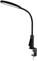 Светильник настольный на струбцине KD-837 C02 черн.LED 7Вт 230В 450лм сенс.рег.ярк и цвет.темп,USB-5В 1А 