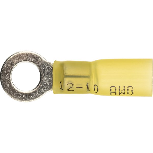 Наконечник НКИ duwi 6,0-6 кольцо 6мм² термоусадка желтый 10шт