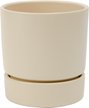 Горшок керамический Берген d12см h12,5см v0,9л, бежевый