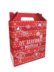 Коробка д/кондитерских изделий Magic Pack 27х19х8см 300г/м2 25мкр с европодвесом и клеевым клапаном арт.81286