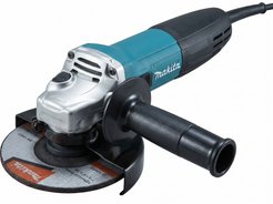 Машина углошлифовальная сетевая Makita GA5030R 720Вт 125мм+рулетка+набор сверл