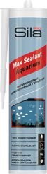 Герметик силиконовый аквариумный Sila PRO Max Sealant AQ черный (290/280мл)