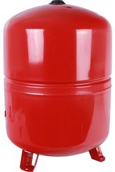 Бак расширительный на отопление 100л (цвет красный) 1" GROSSETO