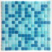 Мозаика Tessare 32,7х32,7х0,4см стекломасса бирюзово-голубой шт(R13)