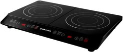 Плитка настольная индукционная Brayer BR2803 3400Вт стеклокерамика, 2-конфорочная