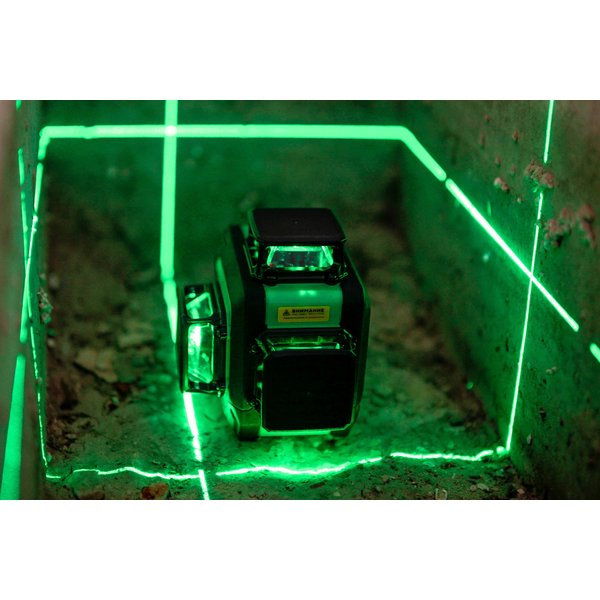 Уровень лазерный INSTRUMAX GREENLINER 3-360 дальность до 40м