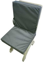 Подушка для садового кресла 44х44х6см темно-серый