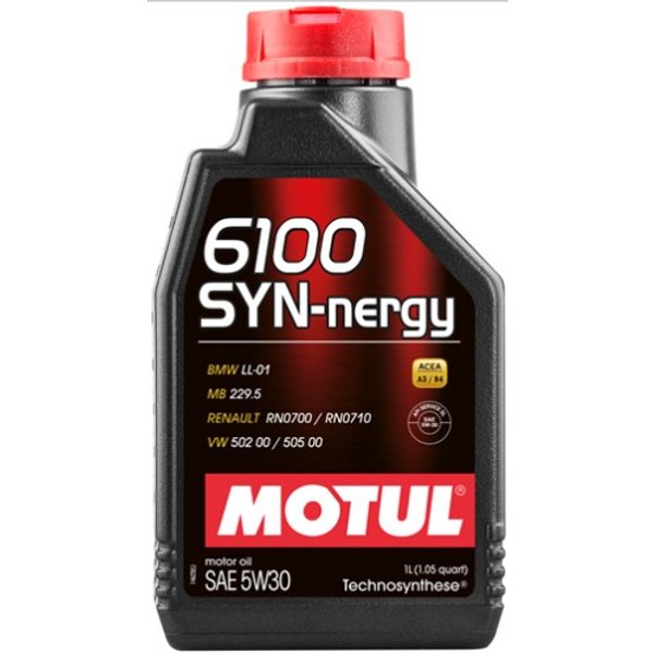Масло моторное Motul 6100 SYN-NERGY 5W30 синтетическое 1л Technosynthese