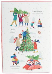 Коробка складная Новогодние истории 30×20×9см 