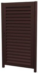 Комплект жалюзи калитки Вершина 2000х1000мм шоколад