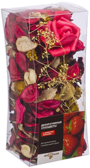 Набор сухоцветов из натуральных материалов, с ароматом клубники