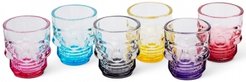 Набор стопок Glasserie Skull Colors 50мл 6шт стекло