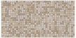 Панель ПВХ Мозаика коричневая с узорами  960х480мм