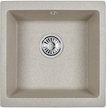 Мойка для кухни врезная Granula 4451 46х45см глубина чаши 20см, кварц, бежевый